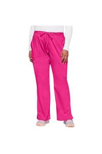 Cherokee: Women's WW Revolution Mid Rise Moderate Flare Drawstring Pant - Tall