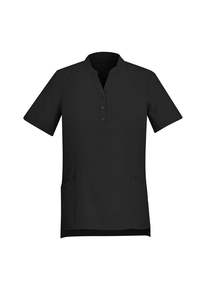 Women's Plain Short Sleeve Tunic