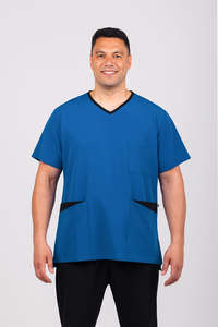 Healthcare Wellness: MM25 Men’s NanoStretch Rakaia Scrub Top