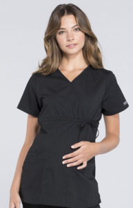 Maternity Mock Wrap Top