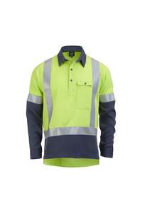 T Shirts: Lyocell Closed Front Shirt