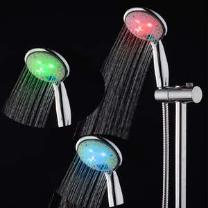 Products: Temperature-Controlled Three-Color Shower Head
