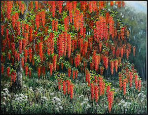 artwork: Red Wisteria Tree