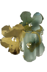 Soft Gold & Eucalyptus Green