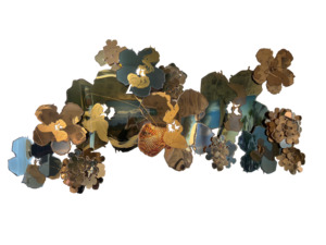Sally Bulling: Flower Field: Mediterranean Sage, Sunwashed Olive & Champagne Gold