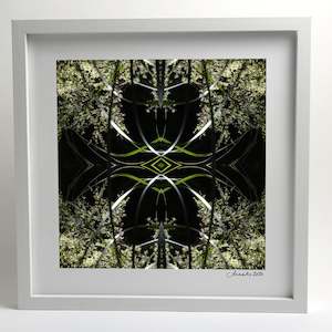 Green: Dark Ruatahi Portal 6 - Small Mandala Print
