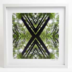 Green: Native Canopy - Small Mandala Print