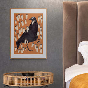 Aba Birds: Tūī Bird - Orange