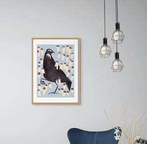 Aba Birds: Tūī Bird - Blue