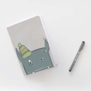 All: Green Beany Monster Notebook