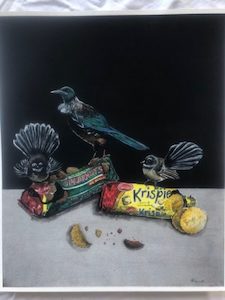 Products: Birds and Biscuits Art Print – Art By Kirst
