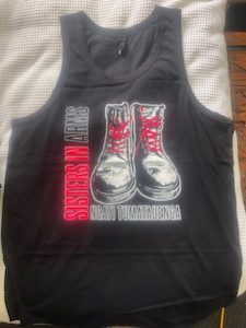 Sisters in Arms authentic singlet (Mens cut) – Art By Kirst