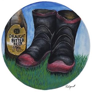 Products: Boots and Beer Art Print – Art By Kirst