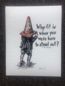 Products: Cone head print unframed – Art By Kirst