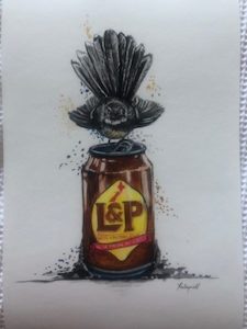 L&P and fantail watercolour print – Art By Kirst