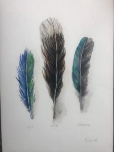 Native feathers art print – Art By Kirst