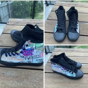 Products: Super Girl Canvas Boots – Art By Kirst