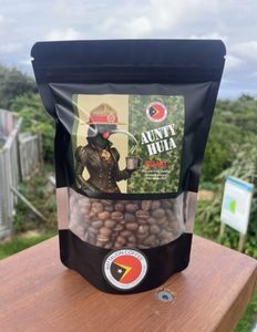 Products: Timor Leste Roasted Organic Coffee Beans Aunty Huia Blend 200g Pouch – Art By Kirst