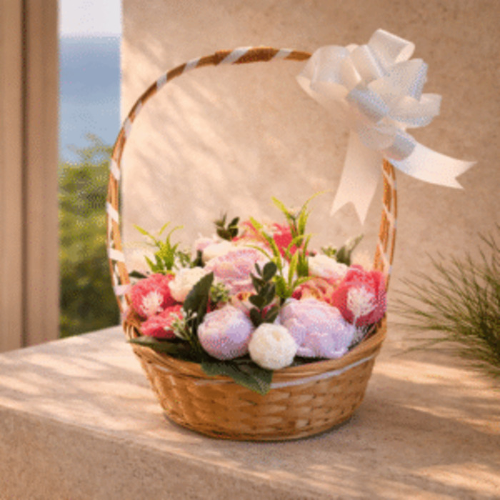 Products: Blush Bloom Floating Flower Candle (Large)
