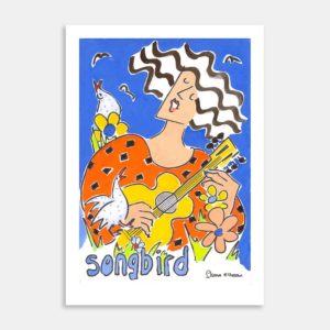 Products: Kiss From A Redhead (2025) Original Textile Art by Liz Smith - Art Collective