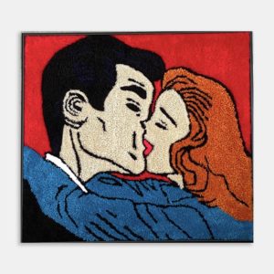 Fractured (2025) Original Textile Art by Liz Smith - Art Collective