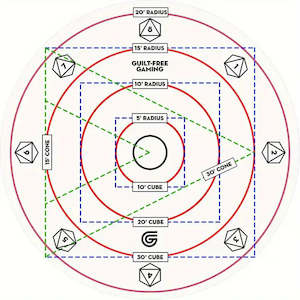 Role Playing Game: RPG Area of Effect Marker - Acrylic