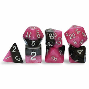 Polyhedral Dice: GKG Halfsies Dice: Glamour