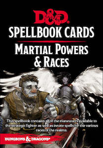 Dungeons Dragons: D&D Spellbook Cards: Martial Powers