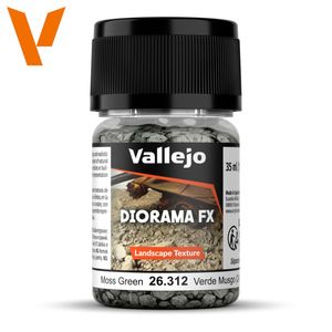 Vallejo Diorama Effects: Moss Green 2-5mm 35ml