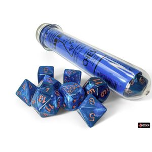 Chessex: Lab Dice - Borealis Midnight/copper