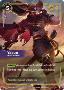 Card Games: Yasuo - Windrider Alt Art 205a