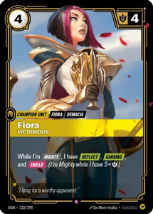 Card Games: Fiora - Victorious