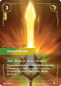 Card Games: Zenith Blade