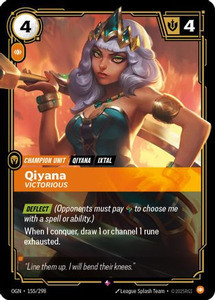 Card Games: Qiyana - Victorious