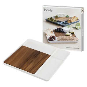 Essentials White Square Serving Board