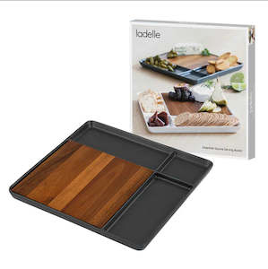 Homeware: Essentials Charcoal Square Serving Board