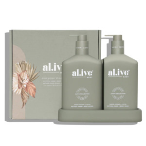 Al.ive Wash & Lotion Duo - Green Pepper & Lotus