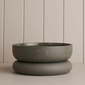 Decor: Cloud Planter - Forest Green