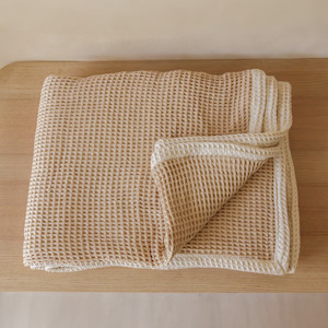 Decor: Akiiko - Latte Pique Waffle Throw