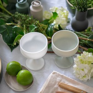 Porter Green Blanc + Dove Mecc Silicone Unbreakable Cocktail Glasses