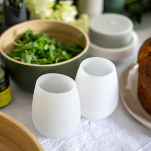 Porter Green Blanc + Dove Fegg Silicone Unbreakable Glasses