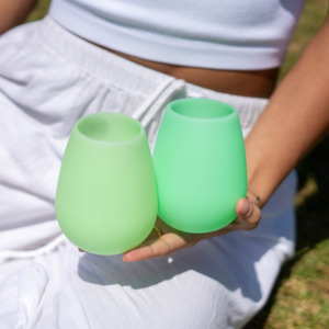 Porter Green: Porter Green Gerbera + Leaf Fegg Silicone Unbreakable Glasses