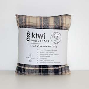 Blue Plaid Wheat Bag