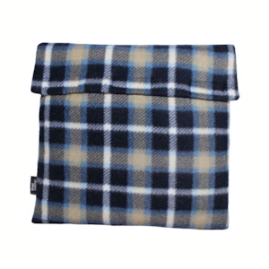 Blue Check Pet Wheat Bag