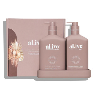 Al Ive Body: Al.ive Wash & Lotion Duo - Raspberry Blossom & Juniper