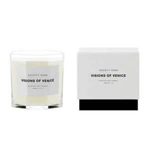 Candles Diffusers: Society Home Visions of Venice Scented Soy Candle