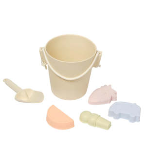 Kids Gifts Toys: Silicone Bucket & Spade Set - Apple Sorbet