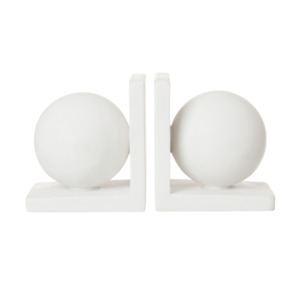 Gifts Under 100: Amalfi Bakio Bookends White