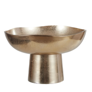 Gifts Under 250: Rogue Metal Footed Bowl Gold