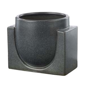 Gardening: Amalfi Ponti Stoneware Planter Black